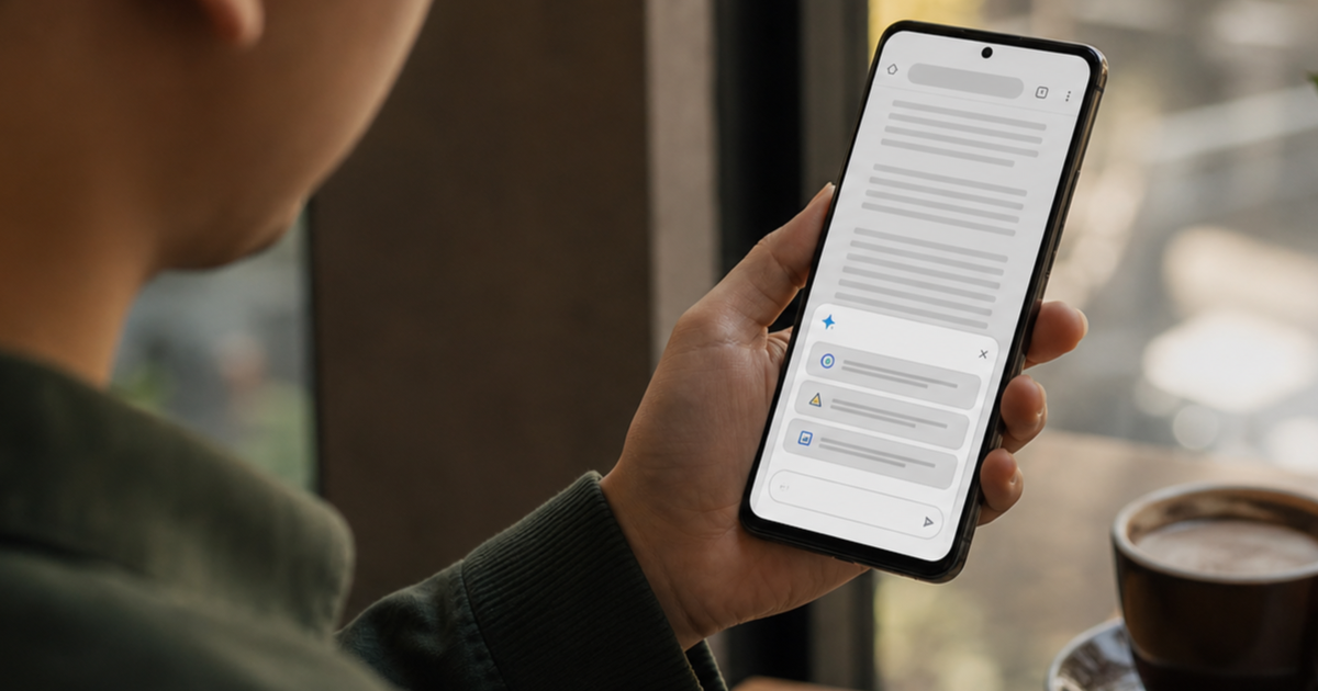 ภาพปก Gemini ใน Chrome Android มาแล้ว แต่ยังไม่เปิดไทย